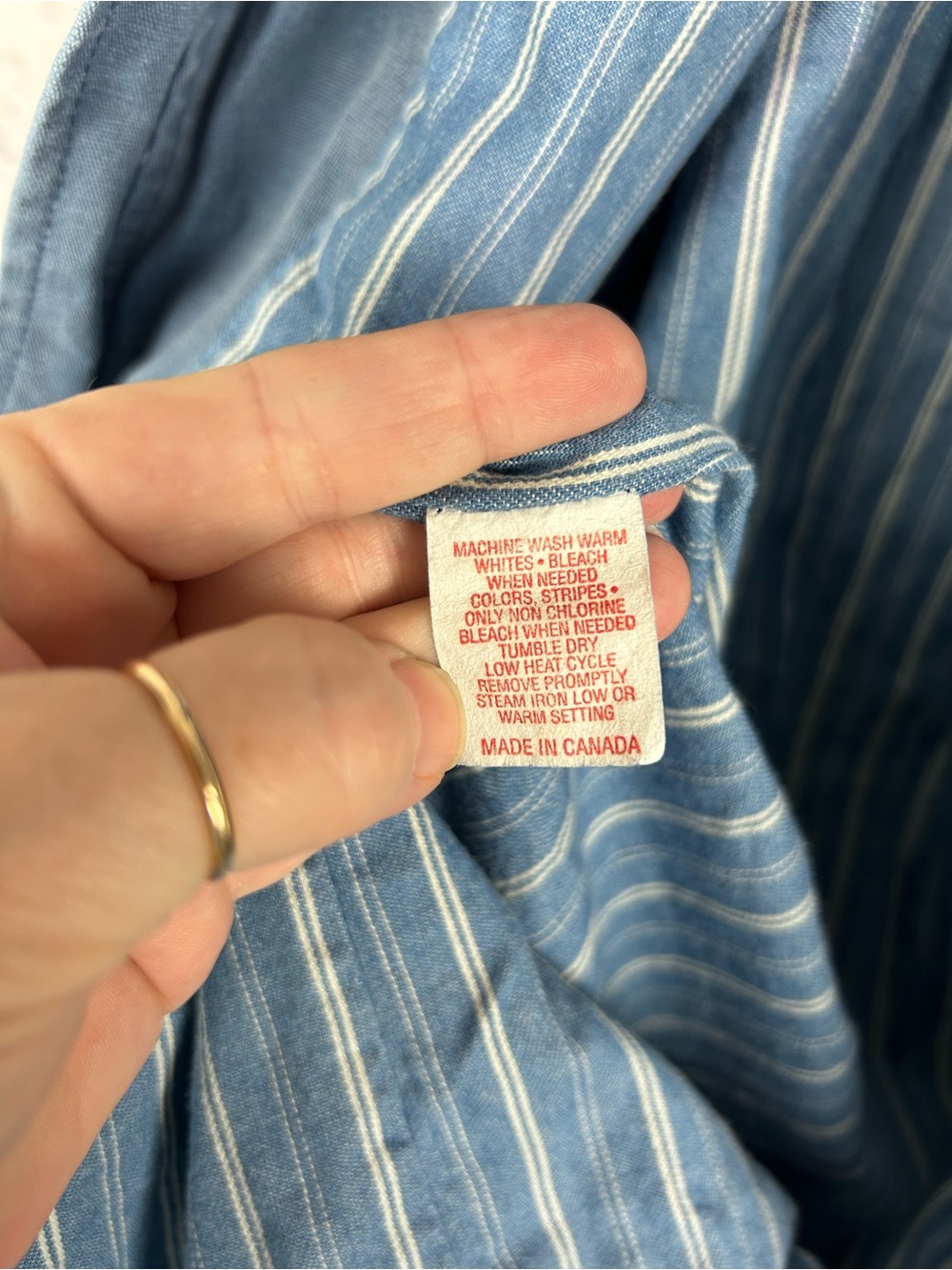 Vintage Northwest Garments Horse Canvas Hooded Jacket Blue Canada XL - Picture 8 of 11